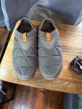 Teva Ember Moc Quilted Slip-On Shoes Grey